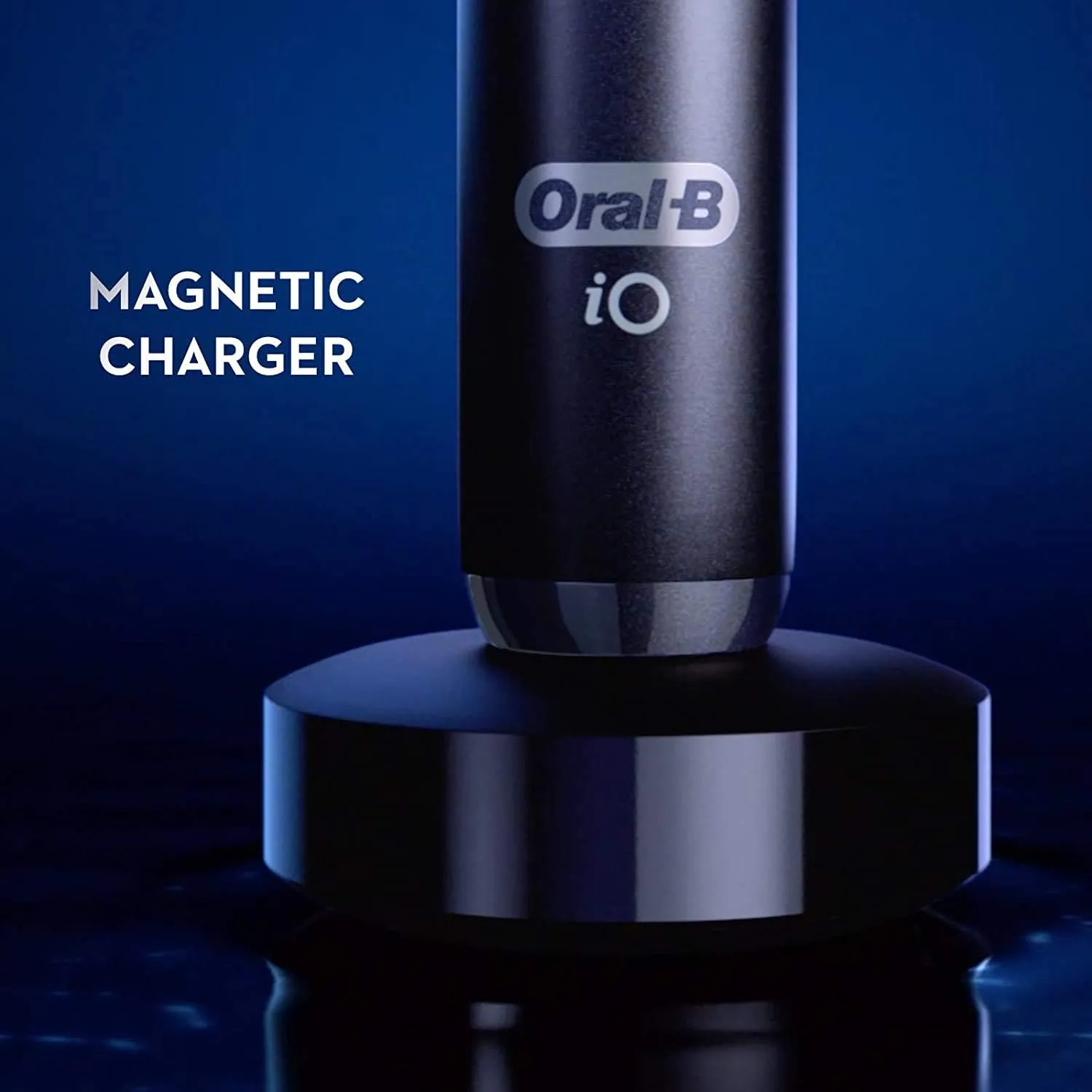 Oral-B iO Series 7 Electric Toothbrush with 2 Replacement Brush Heads, Black Onyx