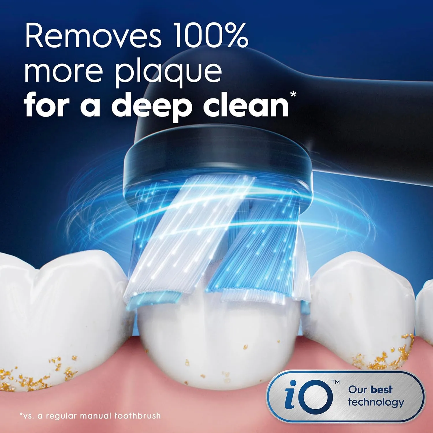 Oral-B iO Ultimate Clean Replacement Brush Heads, 5 Count, 4 Ultimate Clean   1 Gum & Sensitive Black