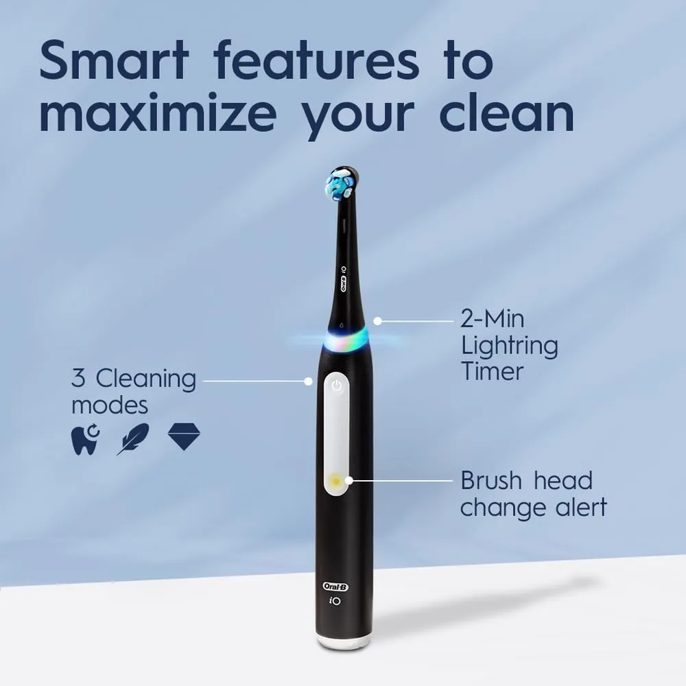 Oral-B iO3 Electric Toothbrush (1) with (1) Ultimate Clean Brush Head and (1) Charger