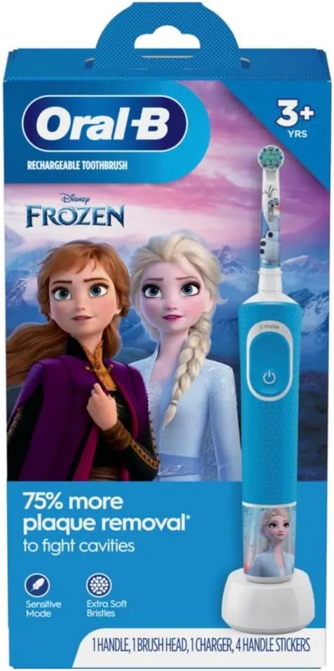 Oral-B Kids Electric Toothbrush Featuring Disney's Frozen for Kids 3 