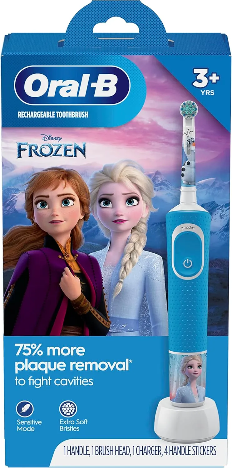 Oral-B Kids Electric Toothbrush Featuring Disney's Frozen for Kids 3 