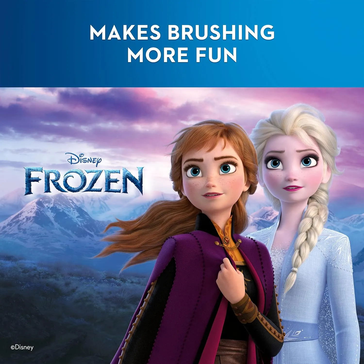 Oral-B Kids Electric Toothbrush Featuring Disney's Frozen for Kids 3 