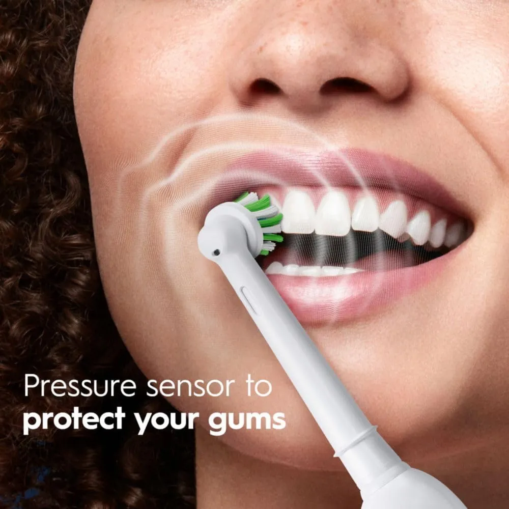 Oral-B Pro 1000 CrossAction Electric Toothbrush, Green