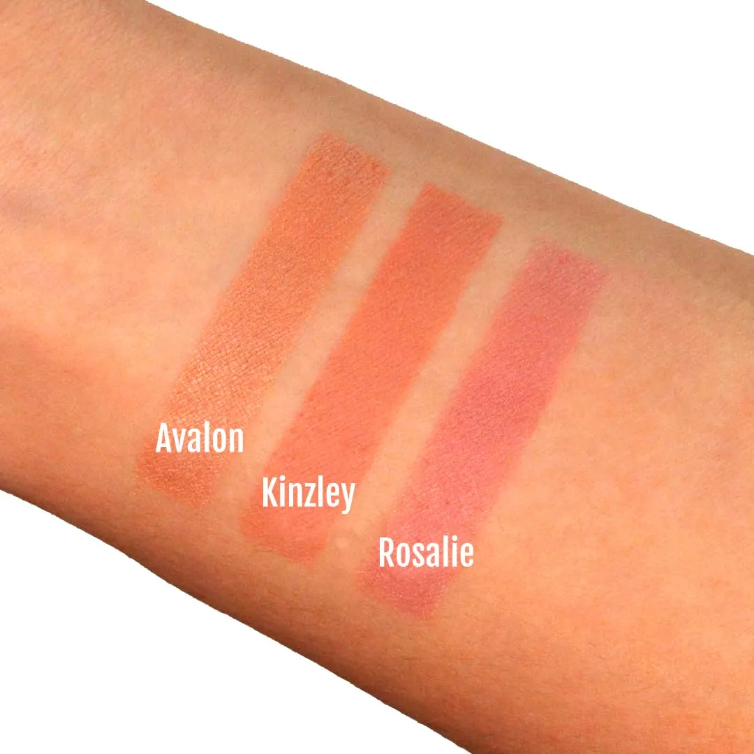 Organic Blush 100% Natural Pressed Mineral Powder, Made in the USA, Rosalie