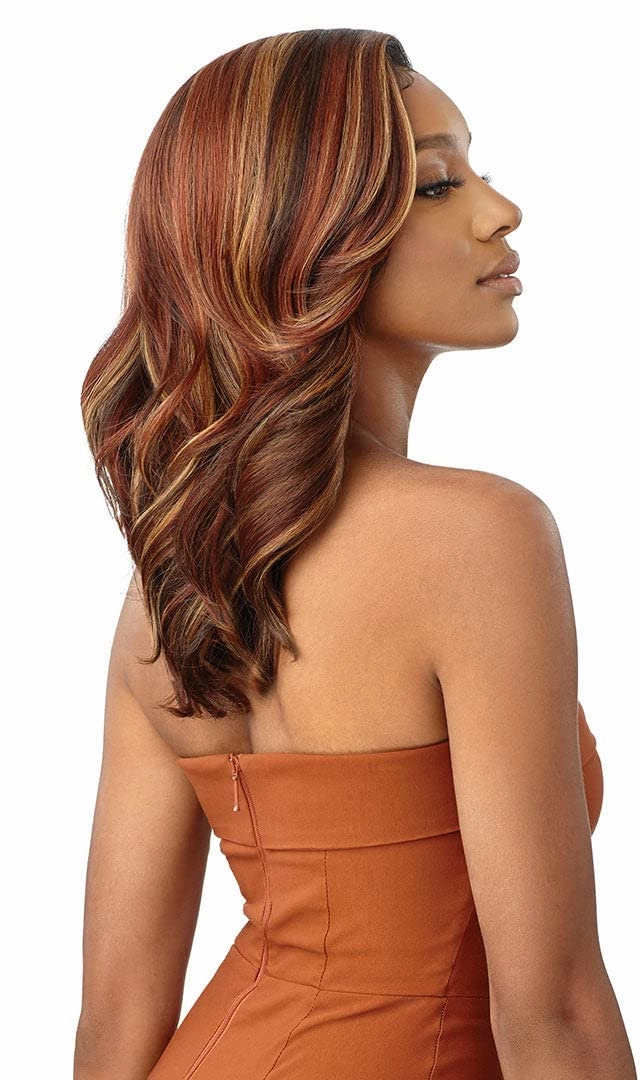 Outre Meltd Hairline Lace Front Wig HD Transparent Redesigned ComfortFit Ear Contour AMANDA (DR/JAFR)