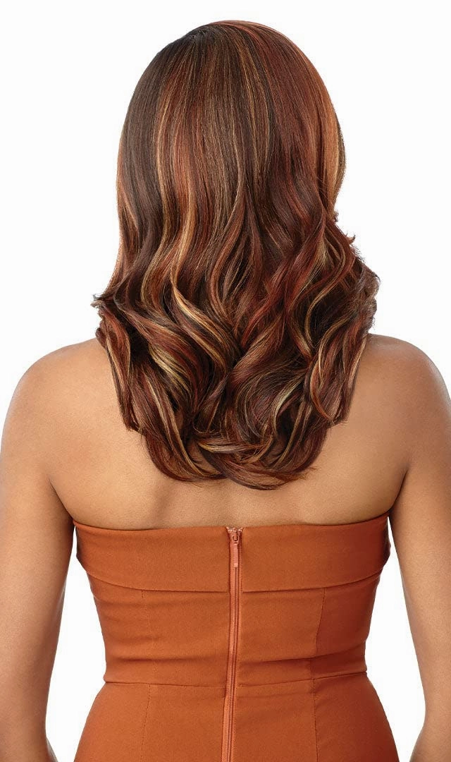 Outre Meltd Hairline Lace Front Wig HD Transparent Redesigned ComfortFit Ear Contour AMANDA (DR/JAFR)