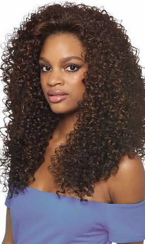 Outre Synthetic Hair Half Wig Quick Weave Batik Dominican Curly (DR30)