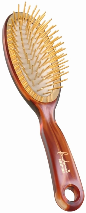 Pandora's Beauty Box The Golden Brush/Massage Brush/Hair Brush/Scalp Care/Gold/Scalp Massage Brush/Relax (Large, 22.5cm)