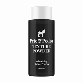 Pete & Pedro TEXTURE POWDER - Texturizing and Volumizing Styling Powder For Men & Women | Adds Mega Volume & Texture, Matte Finish, Root Lifting & Restyleable Hold | As Seen on Shark Tank, 1 oz.