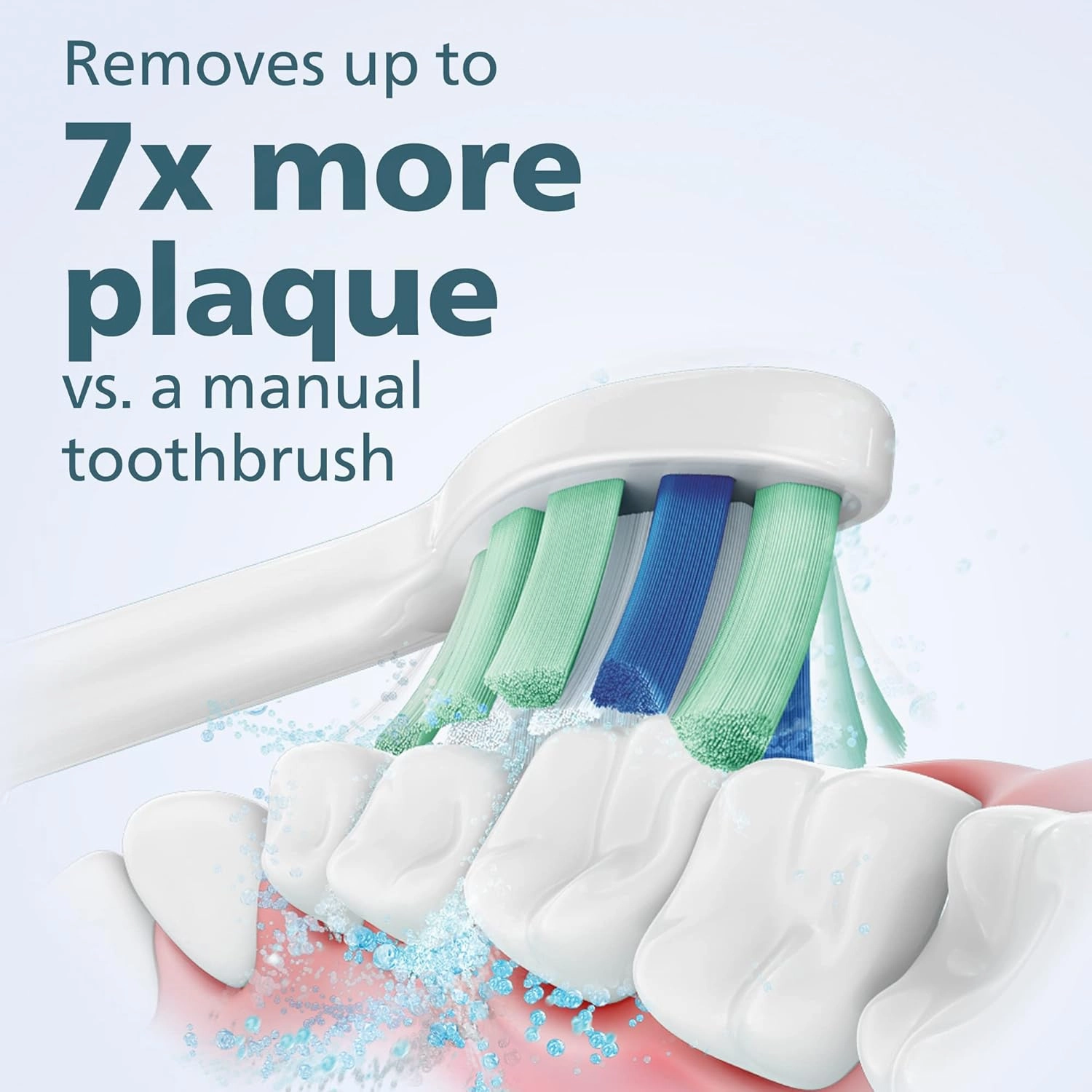 Philips Sonicare 4100 Power Toothbrush, White, Plus Brush Head Case