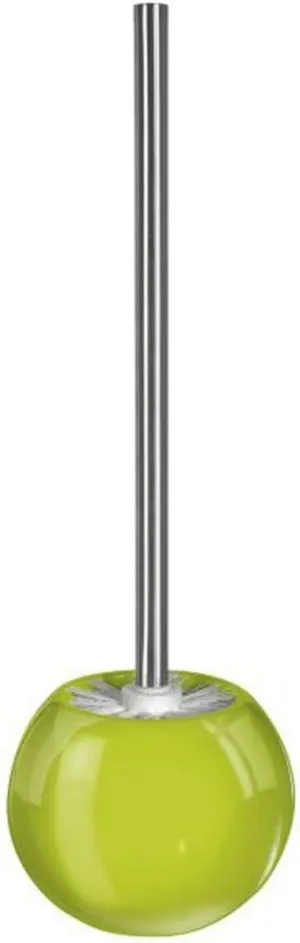 Power Colorful Accessories - Unique Round Bathroom Toilet Brush Holder 16.14" t X 5.08" w