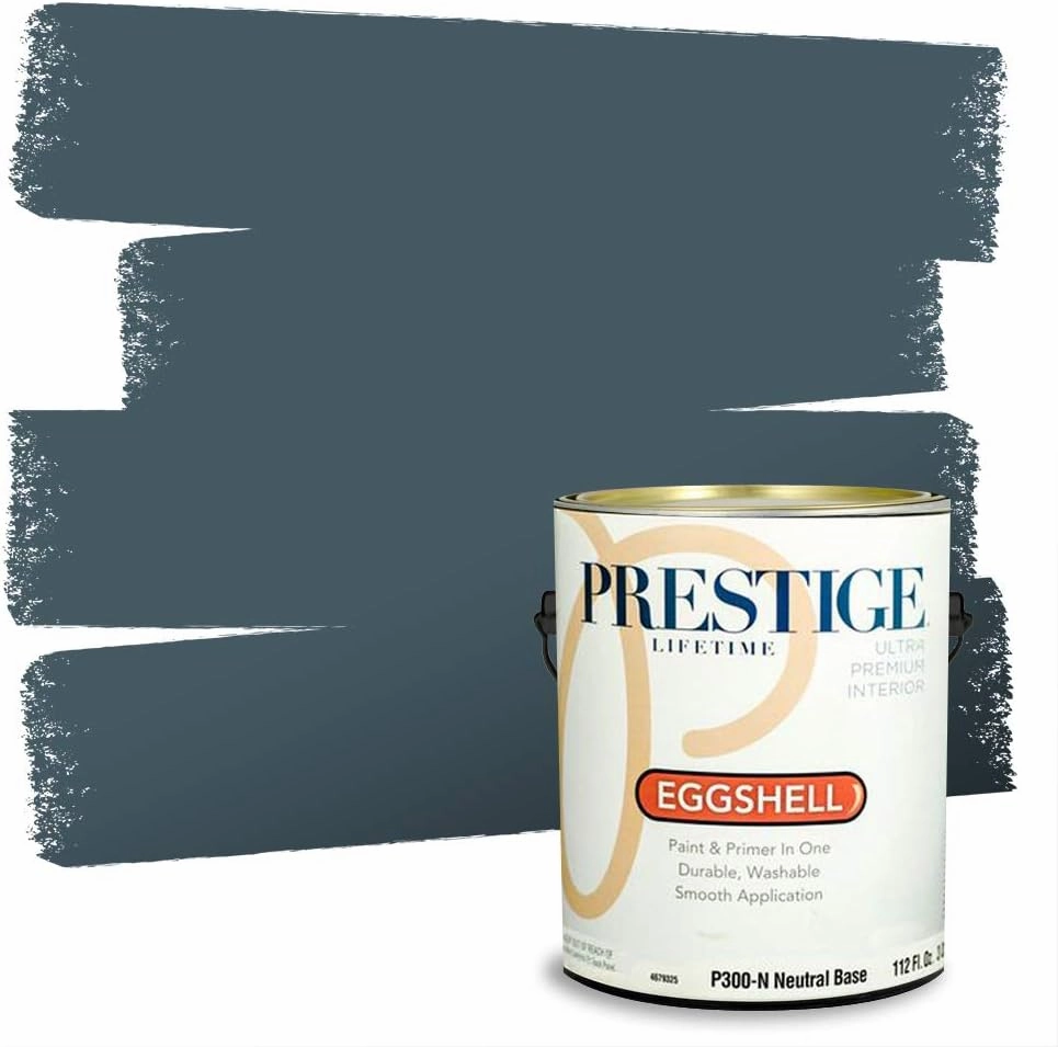 PRESTIGE Interior Paint and Primer in One, Jack of Spades, Eggshell, 1 Gallon