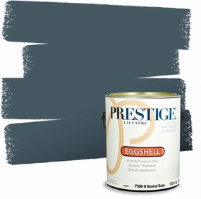 PRESTIGE Interior Paint and Primer in One, Jack of Spades, Eggshell, 1 Gallon