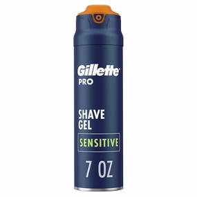 PRO Shaving Gel for Men Cools to Soothe Skin and Hydrates Facial Hair, 7Oz, Proglide Sensitive 2 in 1 Shave Gel