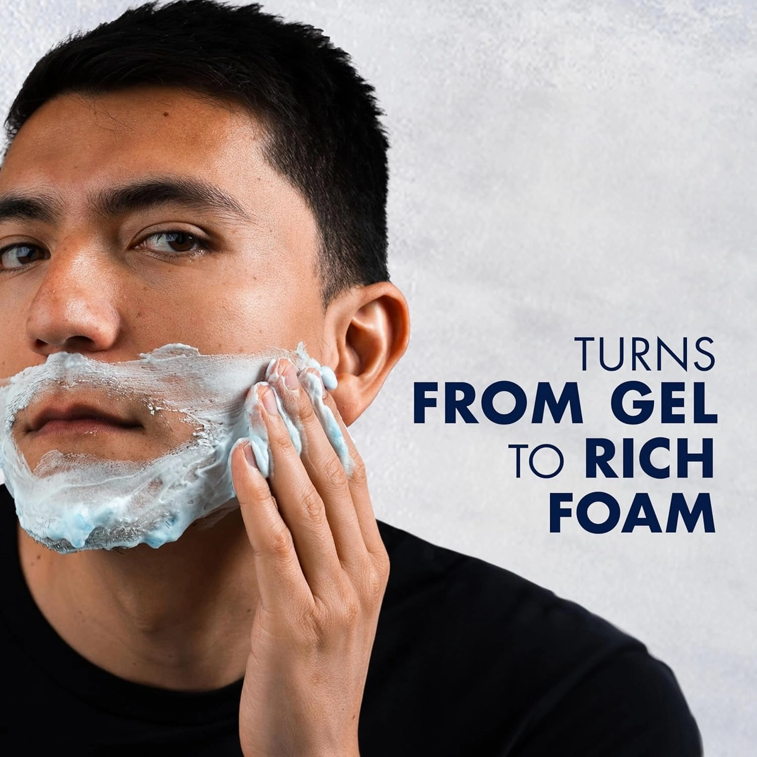PRO Shaving Gel for Men Cools to Soothe Skin and Hydrates Facial Hair, 7Oz, Proglide Sensitive 2 in 1 Shave Gel