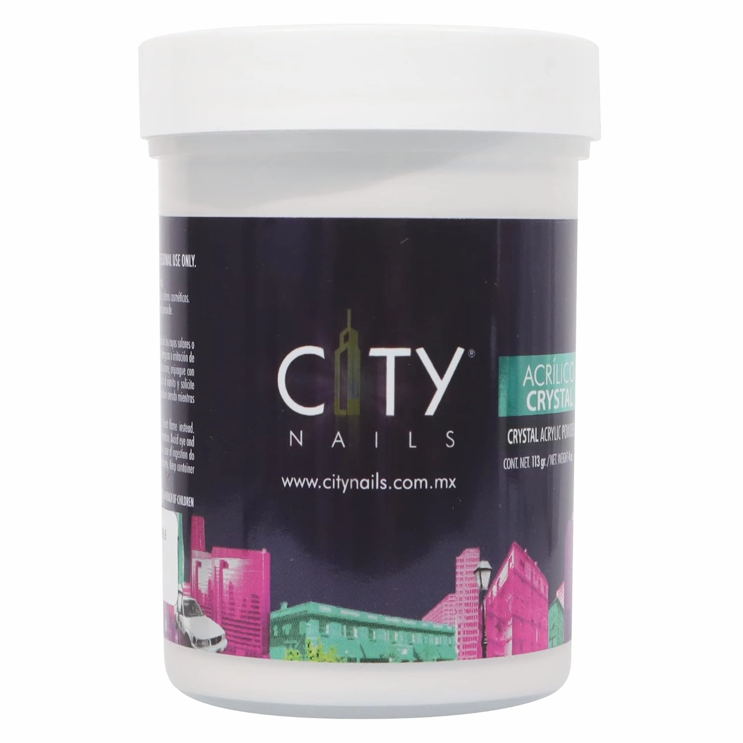 PROFESSIONAL CLEAR ACRYLIC POWDER 4 OZ, Professional Acrylic Powder for Sculpting & Building Nails.
