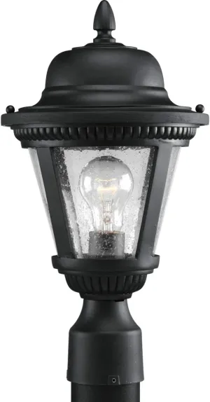 Progress Lighting P5445-31 Westport Outdoor, 9-Inch Diameter x 16-1/4-Inch Height, Textured Black