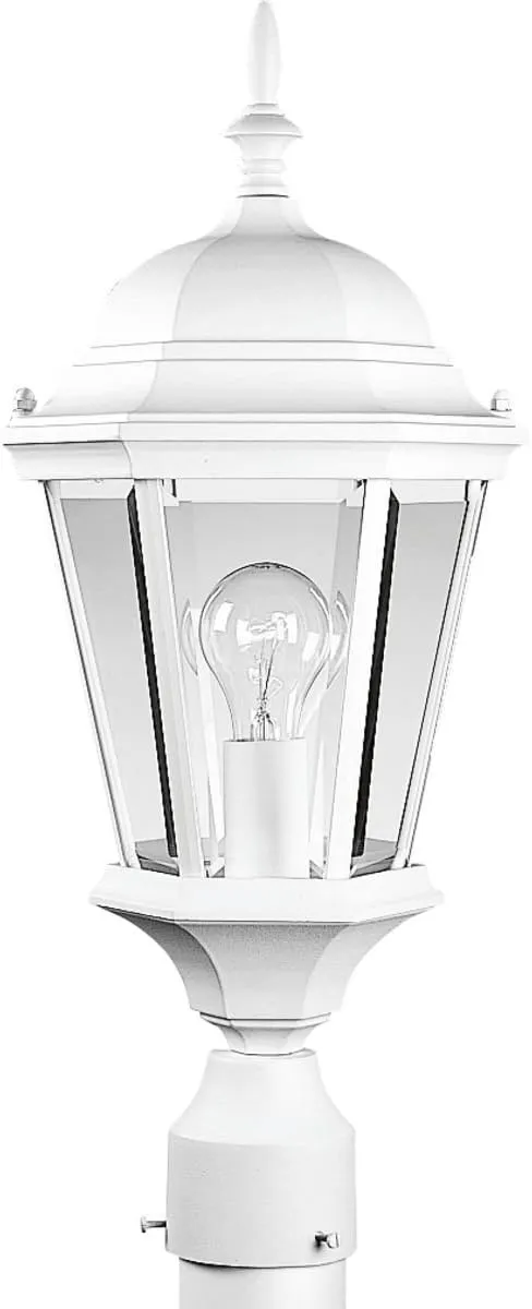 Progress Lighting P5482-30 Welbourne Outdoor, 9-1/2-Inch Diameter x 21-1/4-Inch Height, White