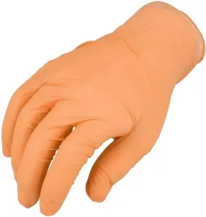 PSBM Orange Nitrile Gloves, 5 Mil, Latex Free, Powder Free, Disposable Glove, Heavy Duty, For EMT Industrial Automotive, X-Large, Pack of 36000