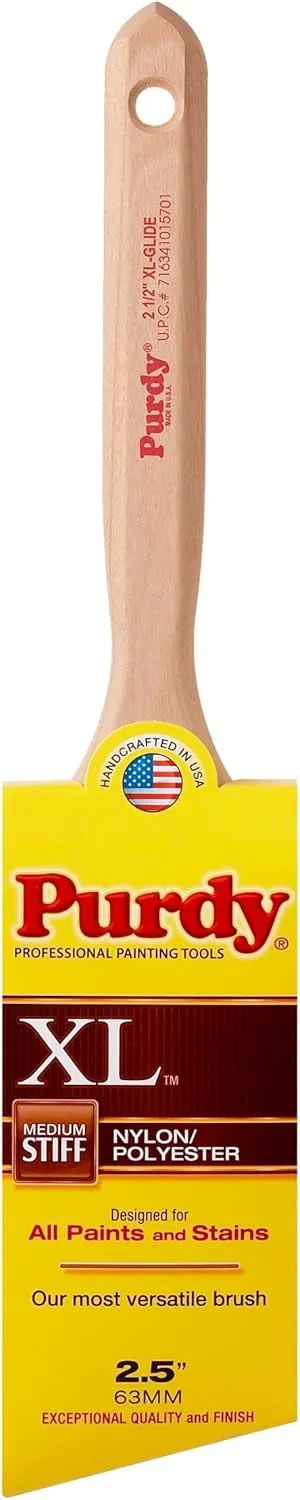 Purdy 144152325 Angular Trim Glide Brush, 2-1/2-Inch, 6-Pack