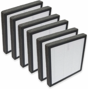 PUREBURG Replacement Filter Compatible with Westinghouse 1701 1702 Air Purifiers,6-Pack H13 HEPA Air Clean Dust VOCs PM2.5 Odor High-efficiency
