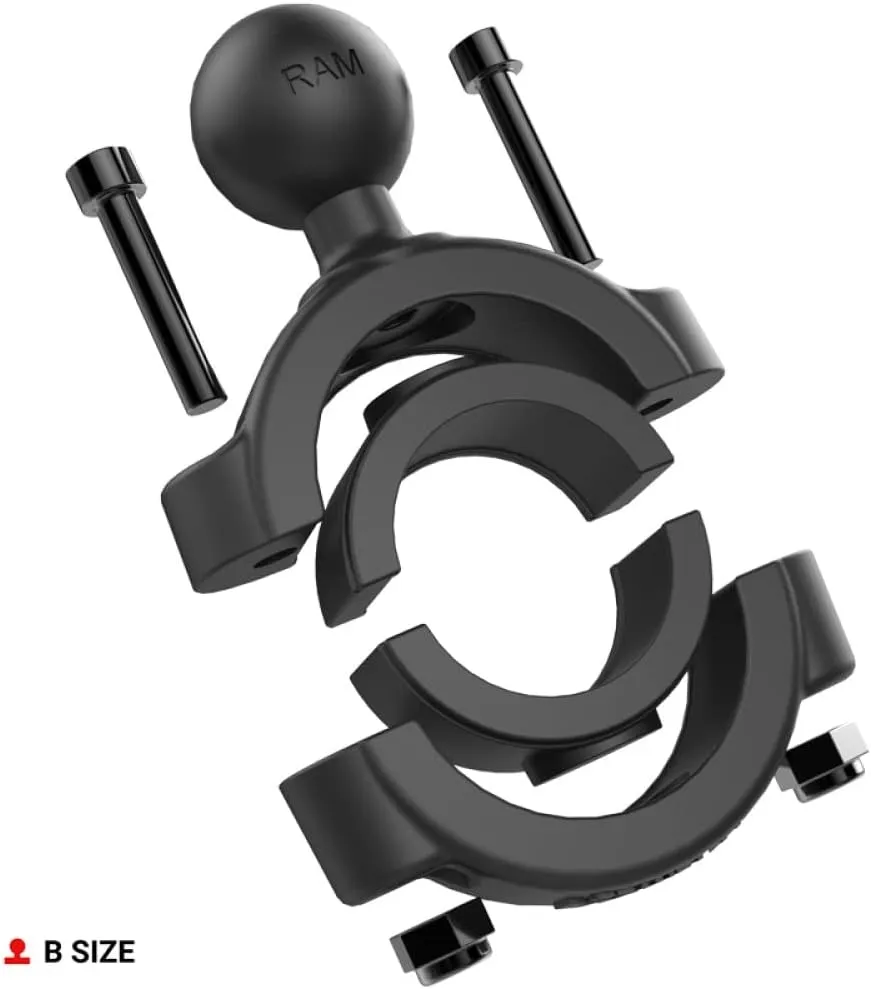 RAM Mounts Torque Large Rail Base RAM-B-408-112-15U with B Size 1" Ball