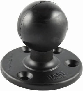RAM Mounts Large Round Plate with Ball RAM-D-202U with D Size 2.25" Ball