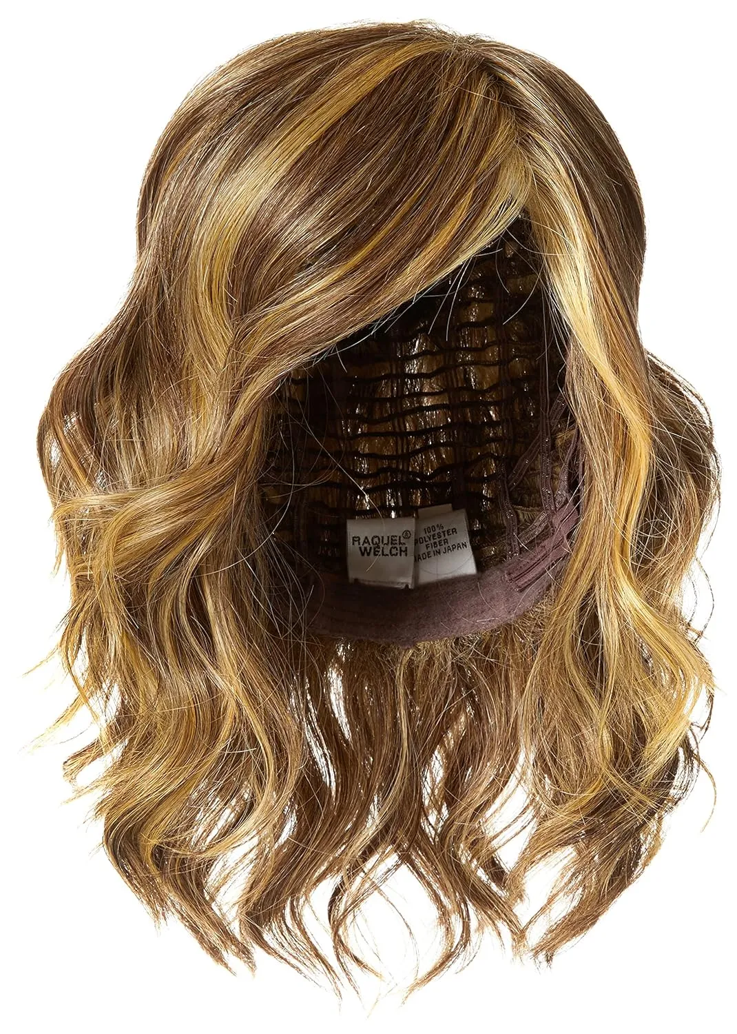 Raquel Welch Editor's Pick Layered Shoulder Length Bob Wig by Hairuwear, Large Cap Size, RL11/25 Golden Walnut