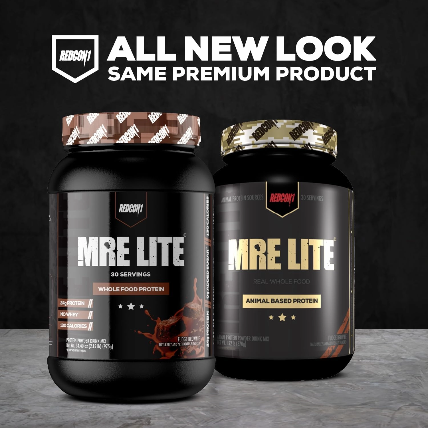 REDCON1 MRE Lite Whole Food Protein Powder, Vanilla Milkshake - Low Carb & Whey Free Meal Replacement with Animal Protein Blends - Easy to Digest Supplement Made with MCT Oils (30 Servings)