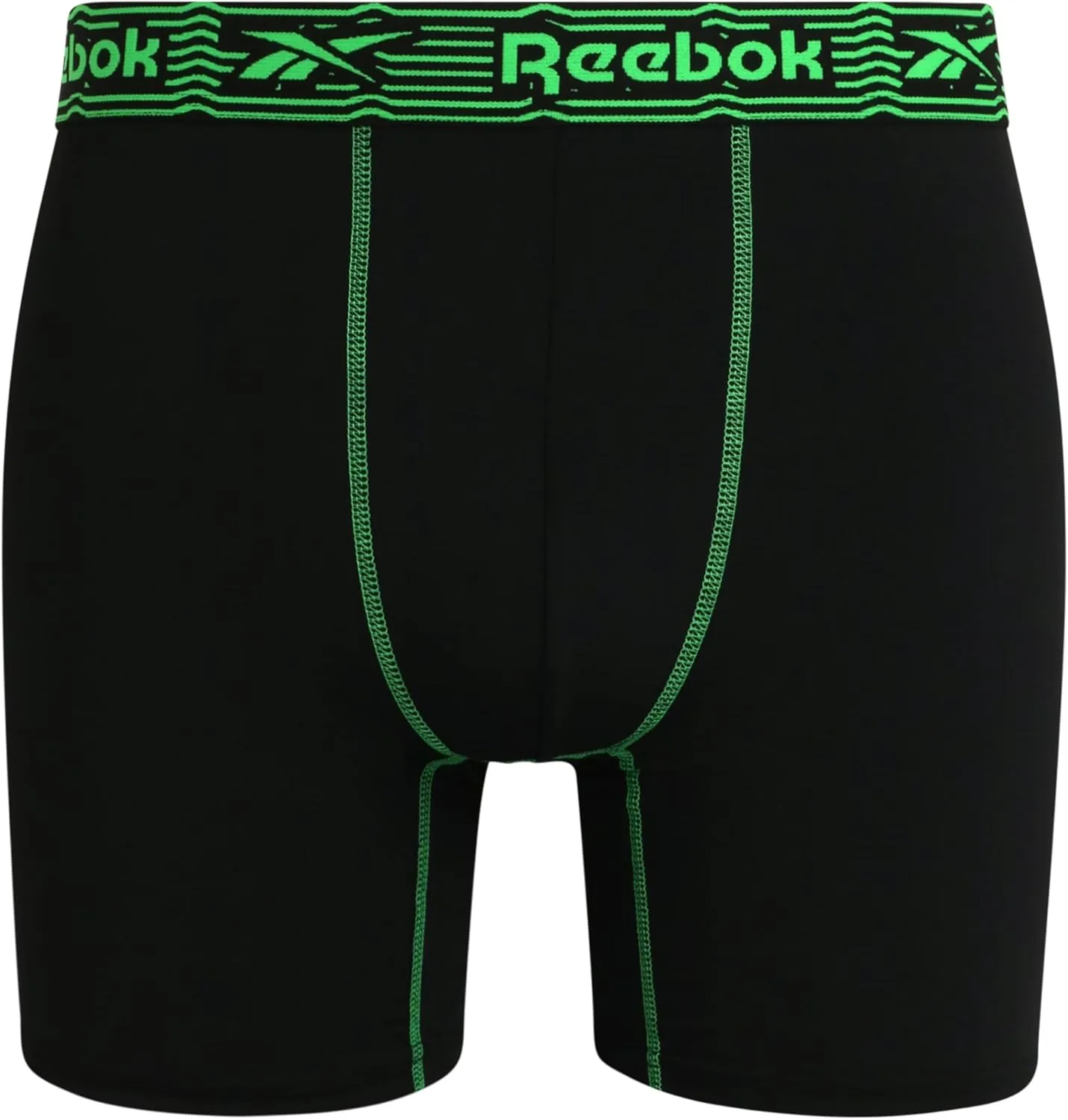 Reebok Men's Boxer Briefs - 6 Pack Performance Mens Underwear Boxer Brief with Contour Pouch - Mens Athletic Underwear (S-XL)