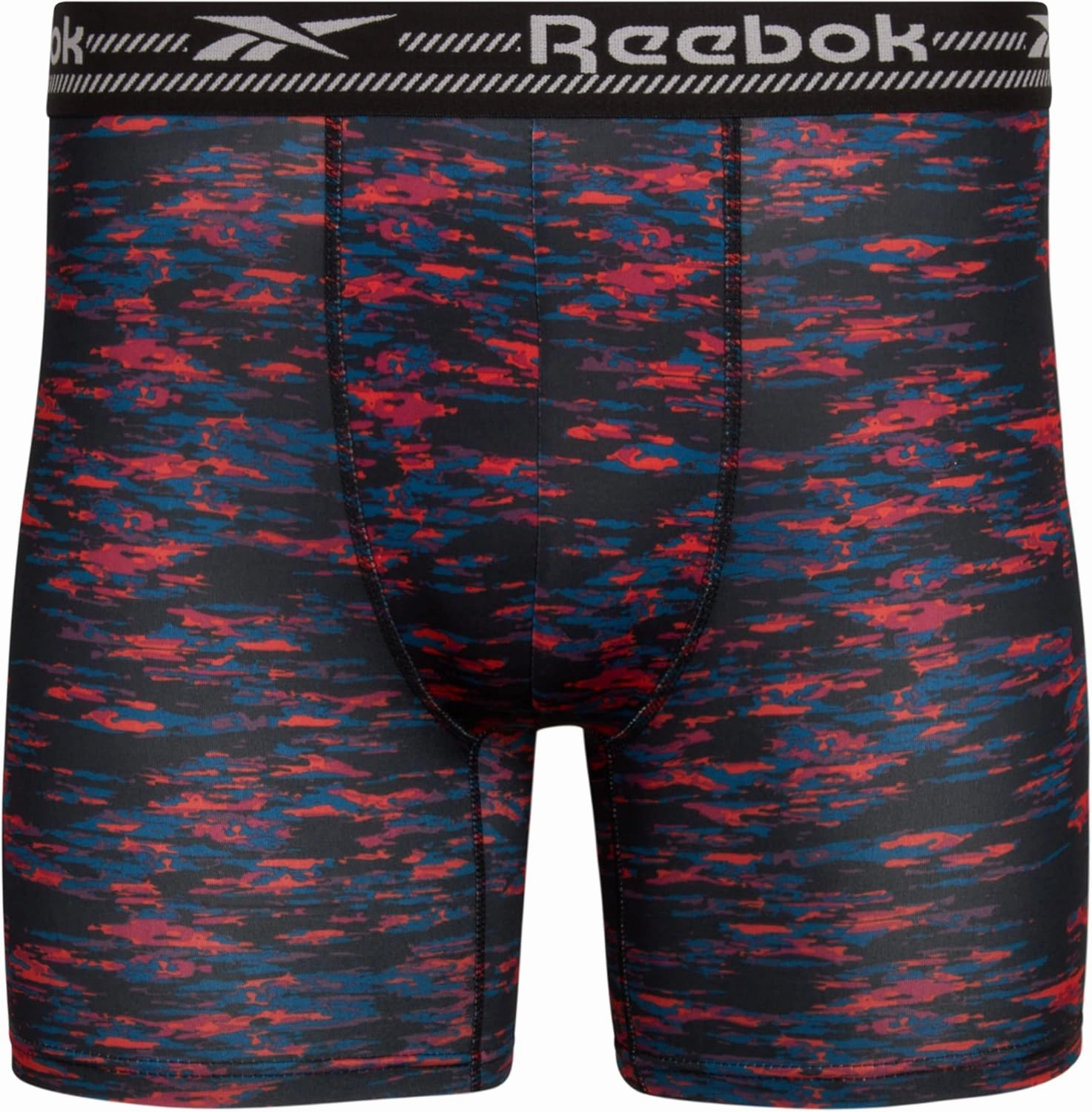 Reebok Men's Boxer Briefs - 8 Pack Performance Stretch Brief Underwear - Quick Dry Moisture Wicking Boxers for Men,Sizes:S-XL