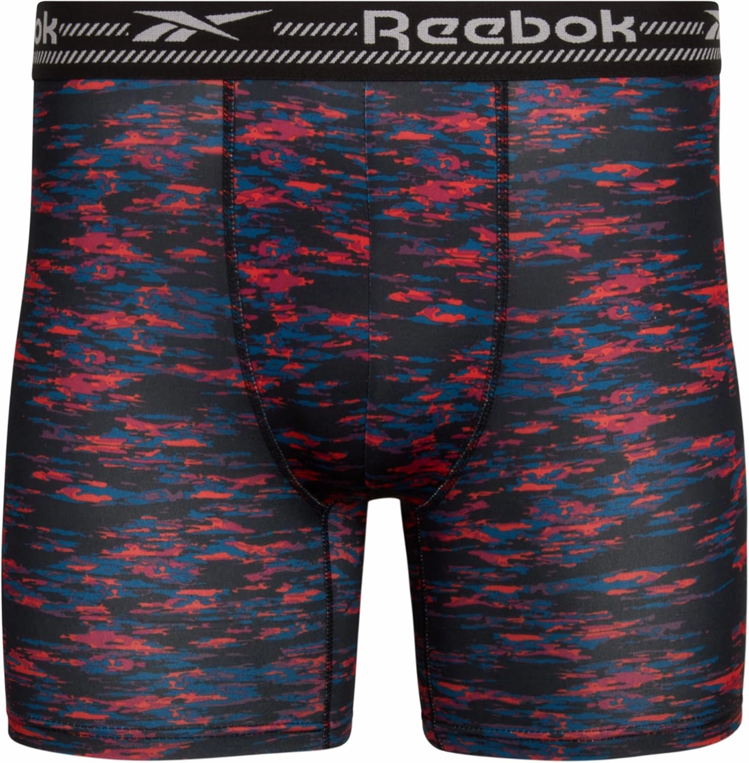 Reebok Men's Boxer Briefs - 8 Pack Performance Stretch Brief Underwear - Quick Dry Moisture Wicking Boxers for Men,Sizes:S-XL