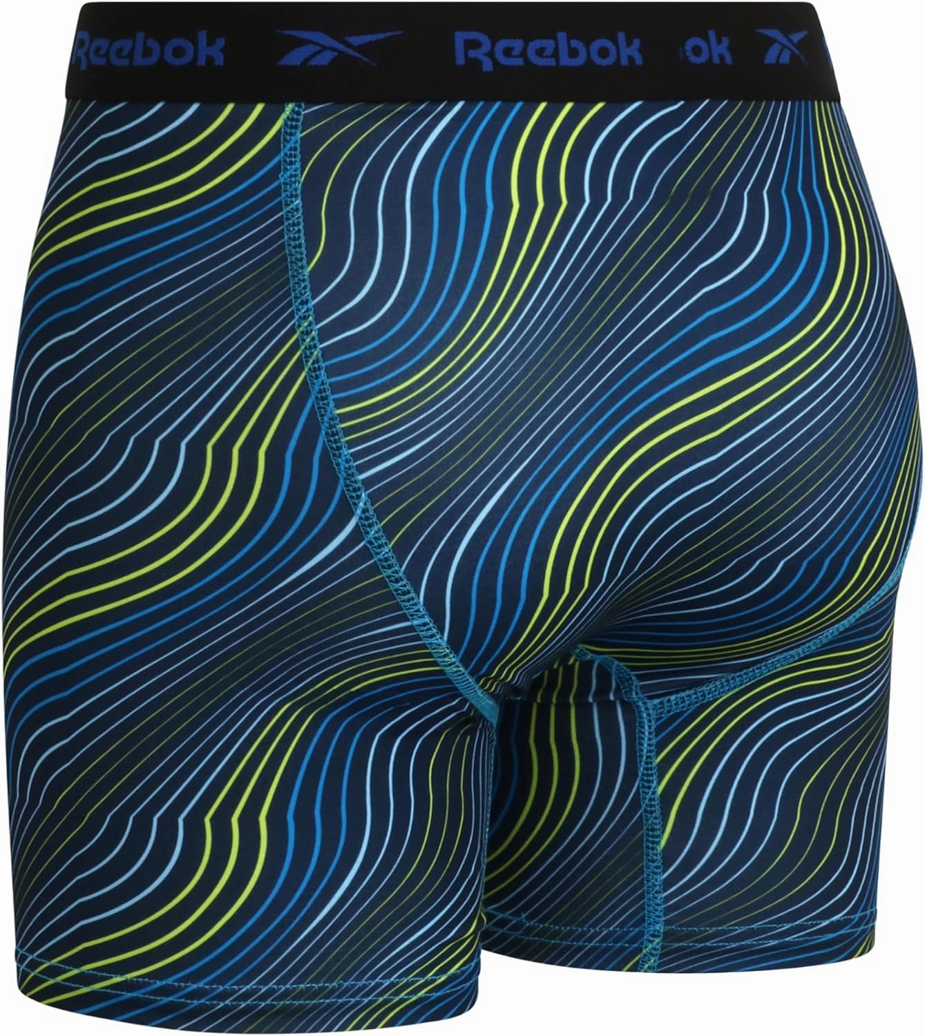 Reebok Men's Boxer Briefs - 8 Pack Performance Stretch Brief Underwear - Quick Dry Moisture Wicking Boxers for Men,Sizes:S-XL