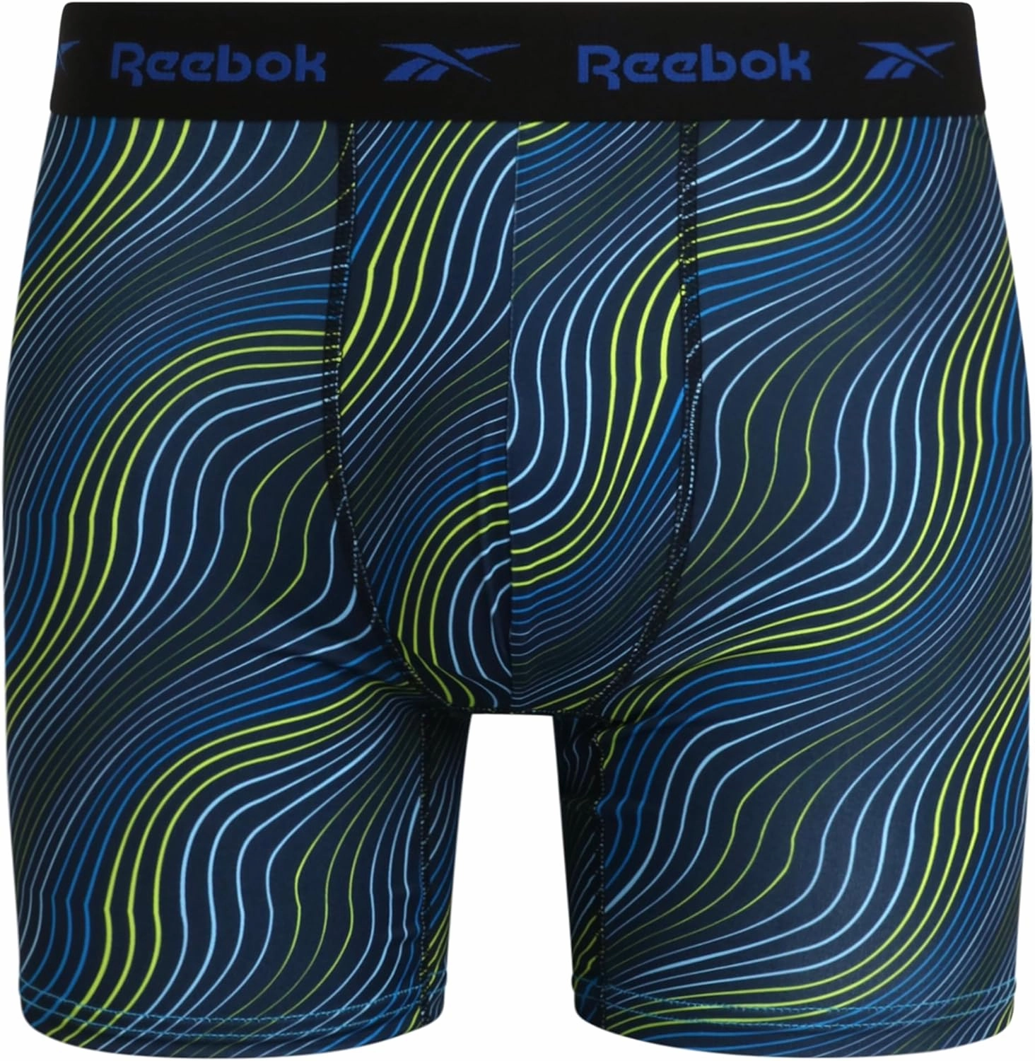 Reebok Men's Boxer Briefs - 8 Pack Performance Stretch Brief Underwear - Quick Dry Moisture Wicking Boxers for Men,Sizes:S-XL