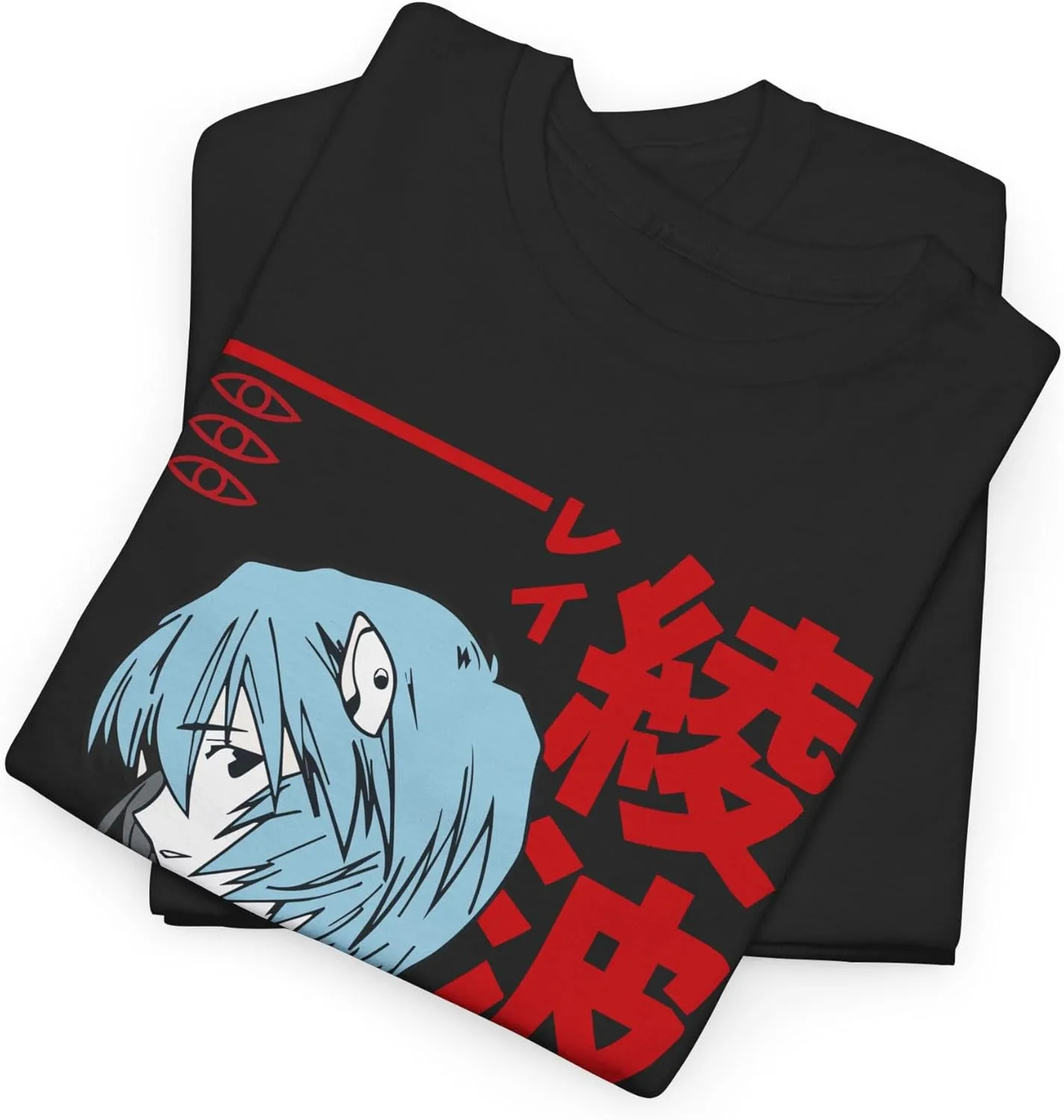 Rei Ayanami T-Shirt Graphic Tee Men Anime Vintage Unisex Waifu Ecchi Sexy Gift Soft Shirt Special Premium Exclusive Manga M-6