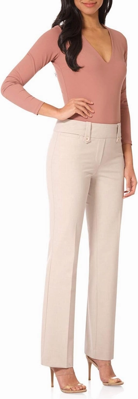 Rekucci Women's Smart Desk to Dinner Stretch Bootcut Pant w/Tummy Control