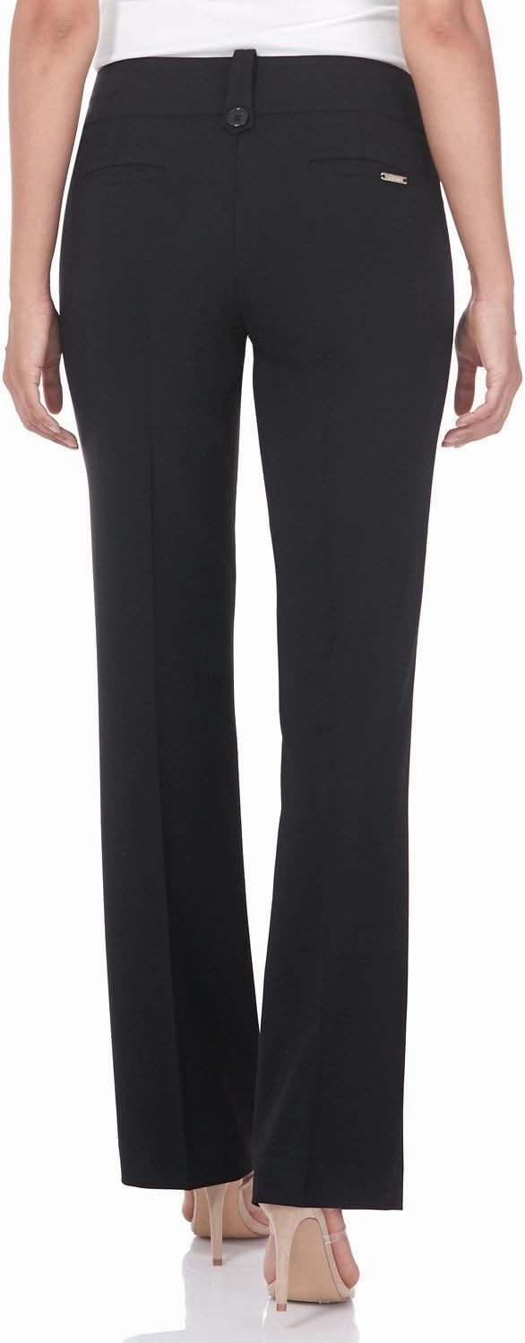 Rekucci Women's Smart Desk to Dinner Stretch Bootcut Pant w/Tummy Control