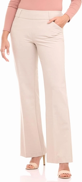 Rekucci Women's Smart Stretch Desk to Dinner Wide Leg Pull-On Pant