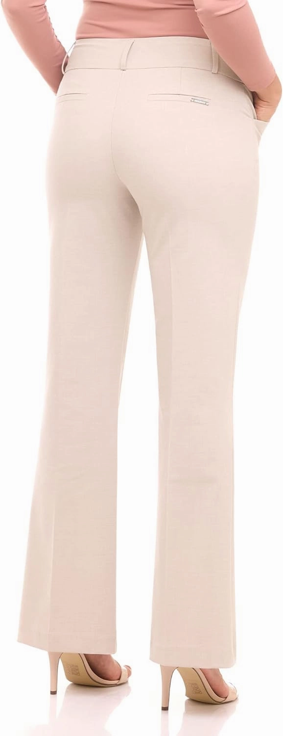 Rekucci Women's Smart Stretch Desk to Dinner Wide Leg Pull-On Pant