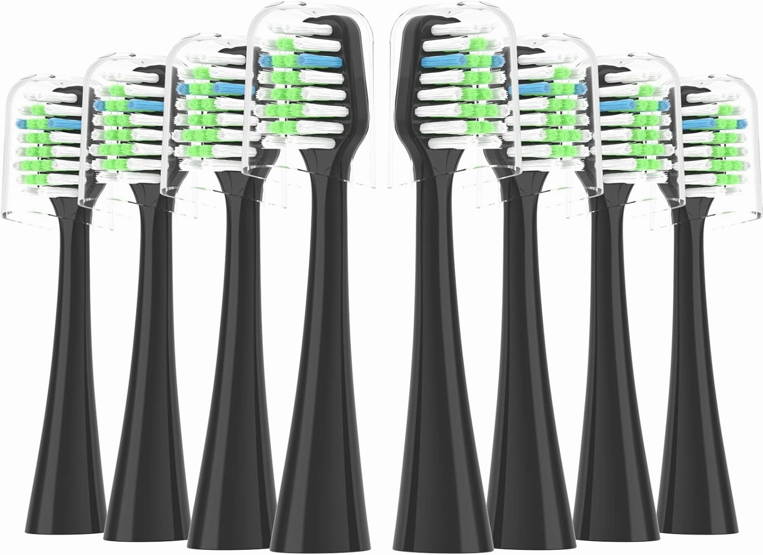 Replacement Toothbrush Heads Fits for Waterpik Complete Care 9.0 (CC-01), Care 5.0 (WP-862) Sonic Electric Tooth Brush Refill(8-pc), Pisonicleara