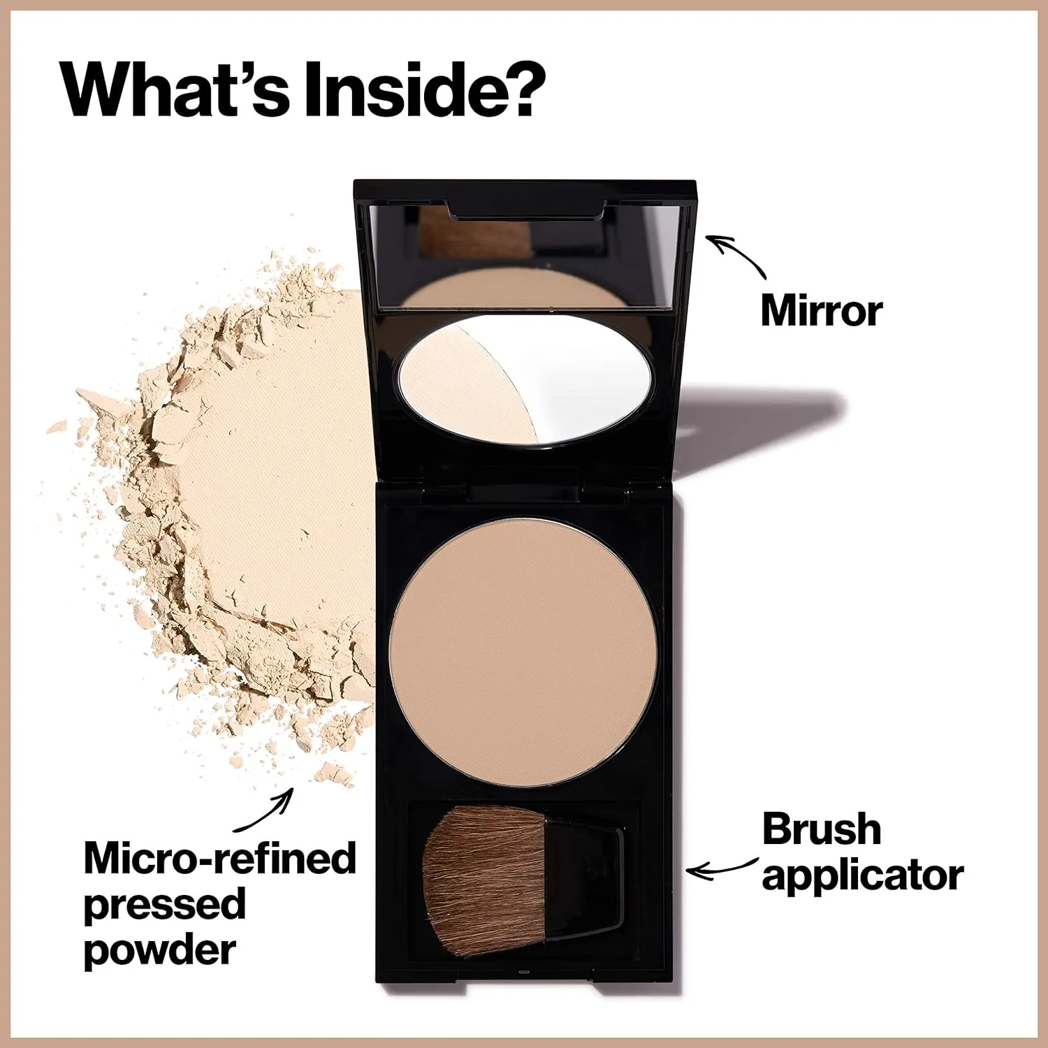 Revlon PhotoReady Blurring Face Powder Makeup, Longwear Medium-Full Coverage with Flawless Finish, Shine & Oil-Free, 020 Light Medium, 0.25 oz