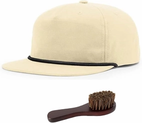 Richardson 256 Umpqua Grandpa Flip-Up Stay Pinch Trucker Cap Bundle with THP Hat & Clothing Brush