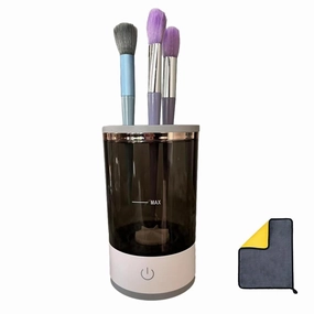 Rinse Lily Makeup Brush Cleaner, Magic Makeup Brush Cleaner, Automatic Spinning Makeup Brush Cleaner Machine (1 PCS)