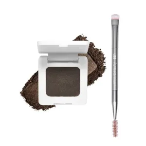 RMS Beauty Back2Brow Powder & Brush, Back2Brow Eyebrow Powder in Medium, Eyebrow Makeup brush with Spoolie