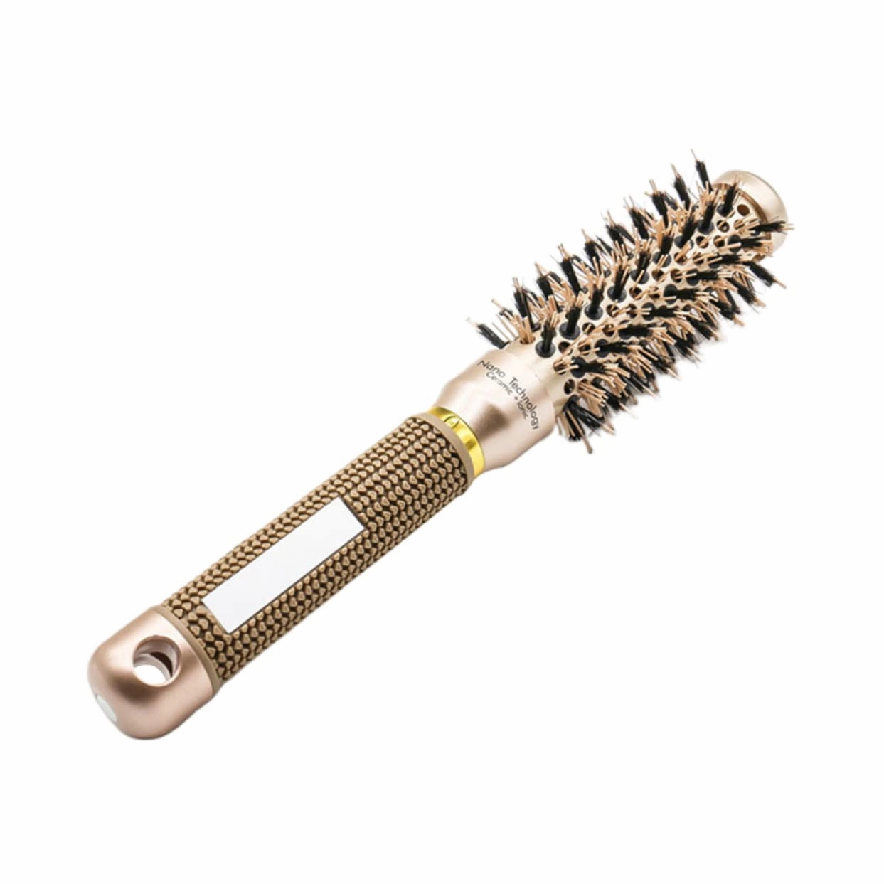 Roller Round Hair Brush Hair Comb for Men Natural Hair Brush Anti-static Curling Comb Natural Boar Bristle Hair Brush Round Brush for Blow Drying Hair Straightener Massage Comb Man