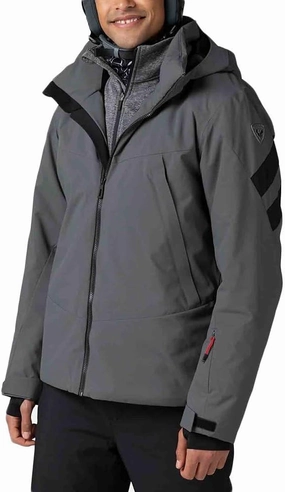 Rossignol Controle Insulated Ski Jacket (Men's), Onyx Grey,Large