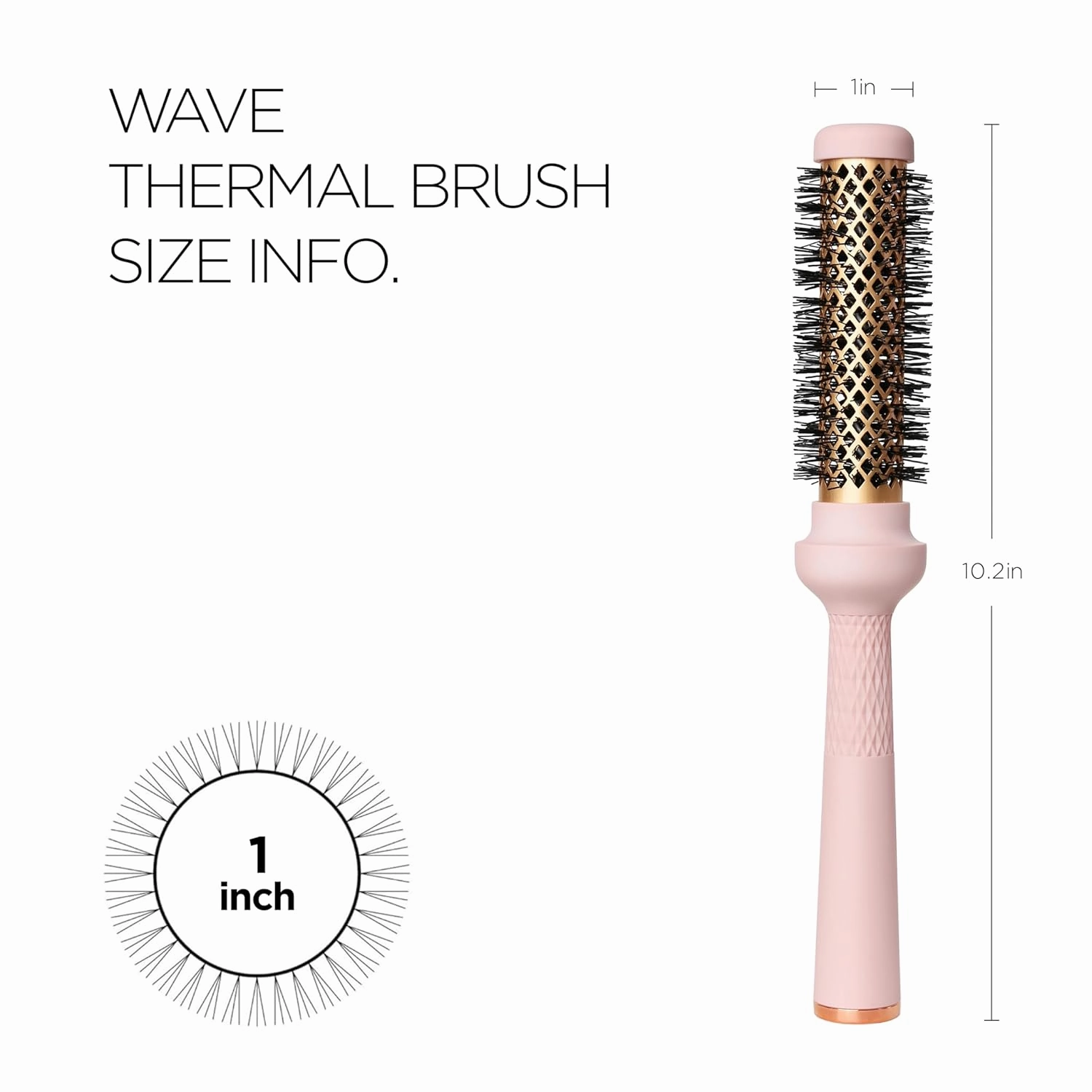 Round Brush (Wavy 1 Inch)