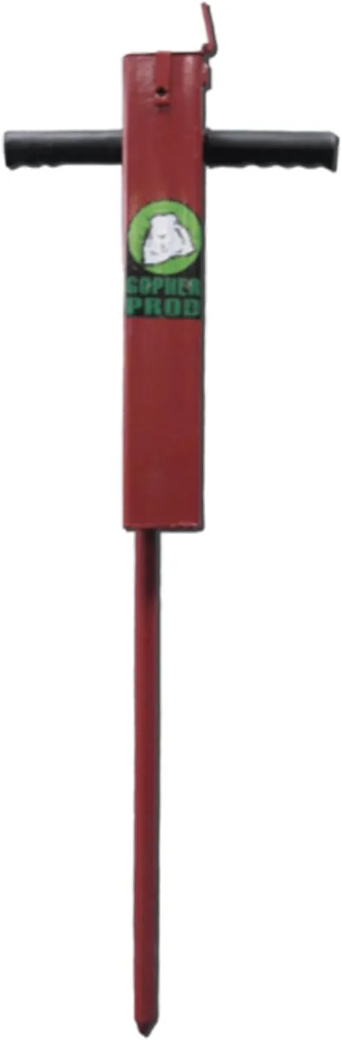 Rugged Ranch Professional Gopher Prod Tool, Red (4 Pack)