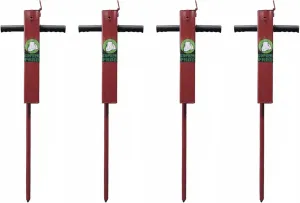 Rugged Ranch Professional Gopher Prod Tool, Red (4 Pack)