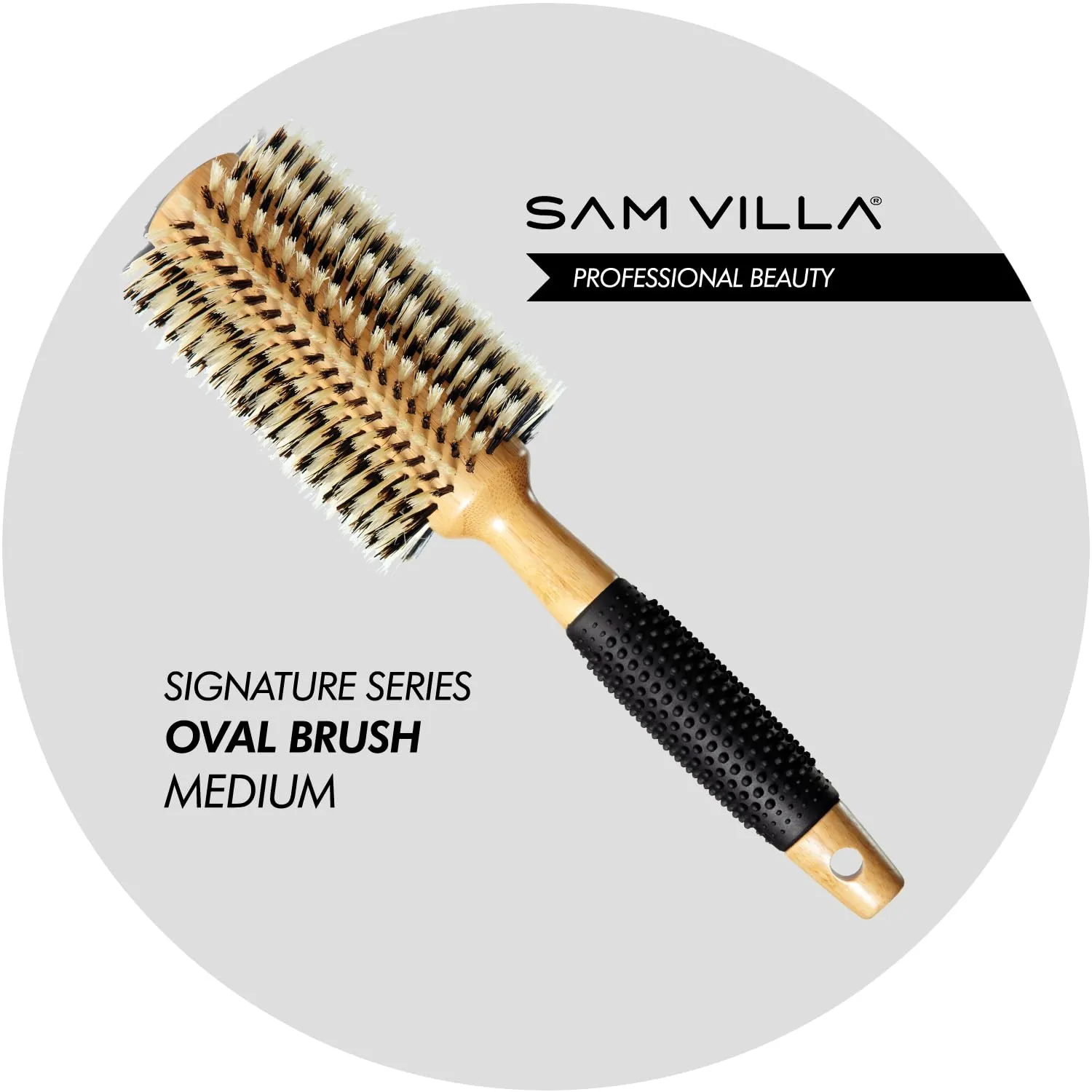 Sam Villa Signature Series Bristle Round Brush